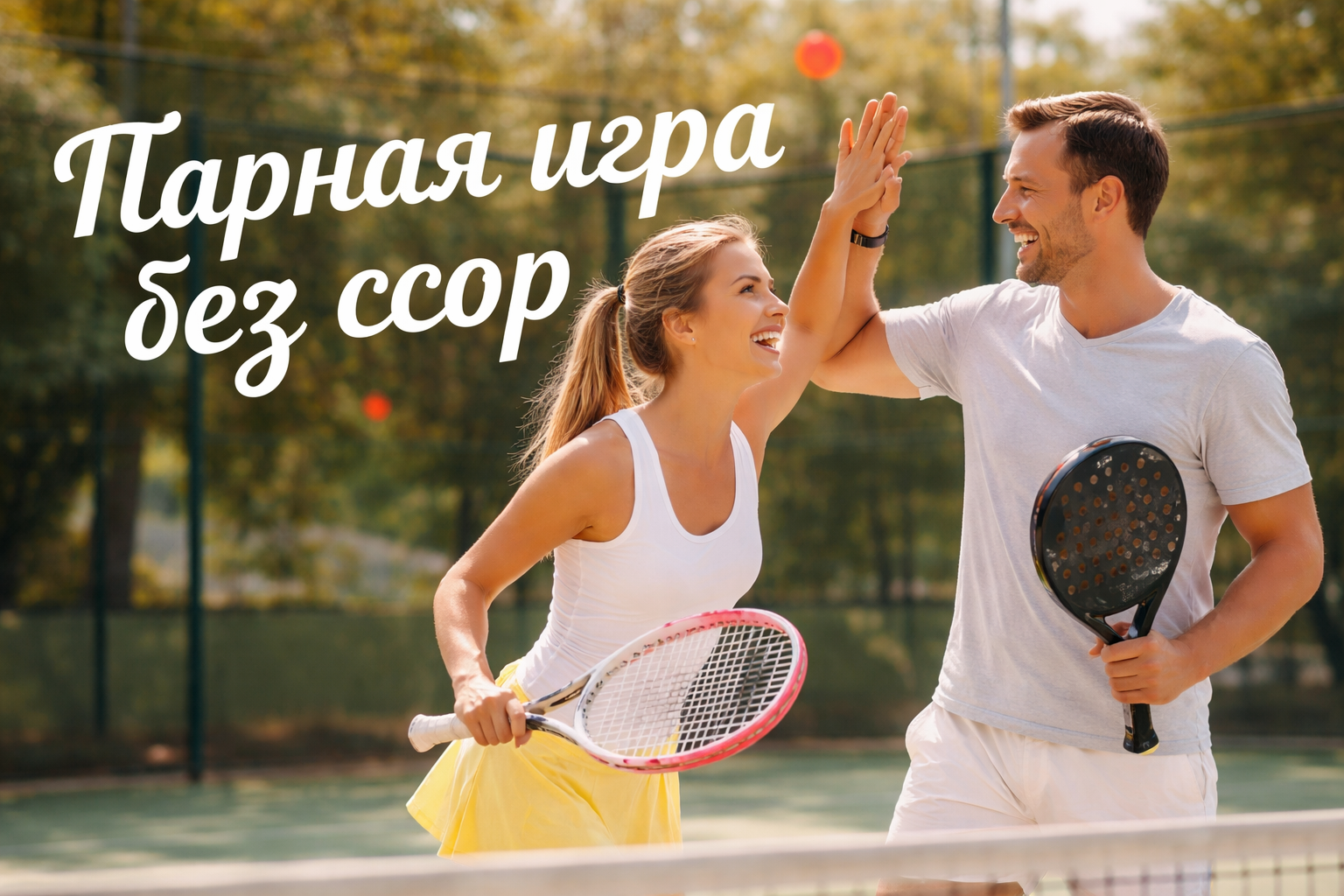 Парная игра и День влюбленных: как тренеру сохранить мир на корте