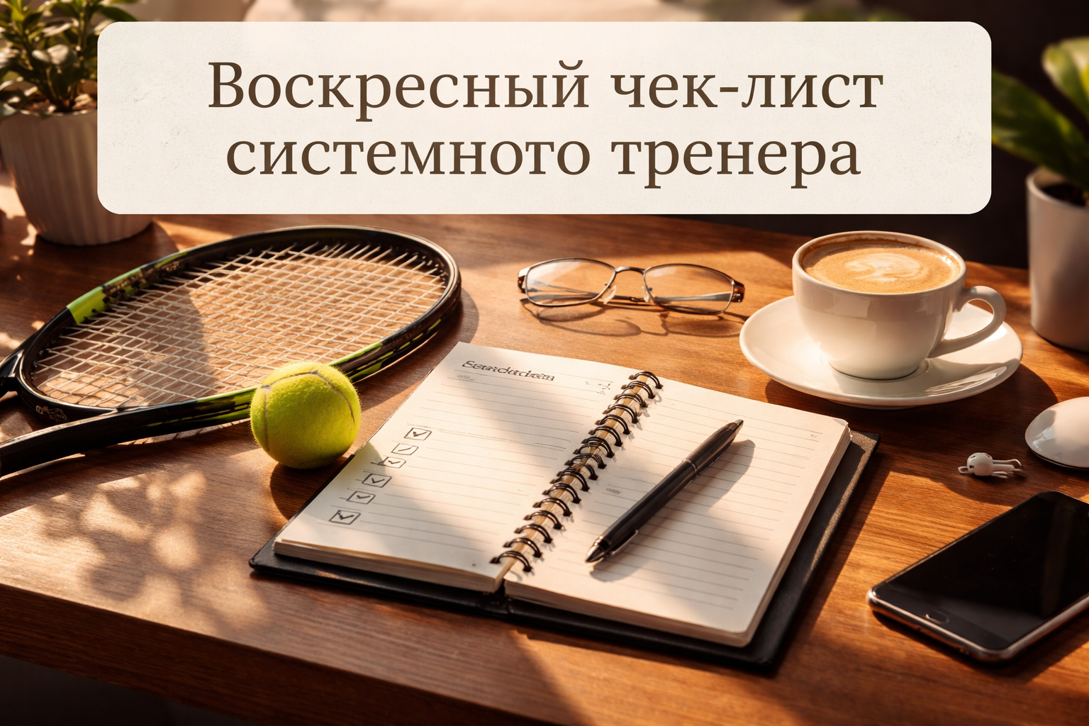 Воскресный чек-лист системного тренера: как подготовиться к идеальной неделе